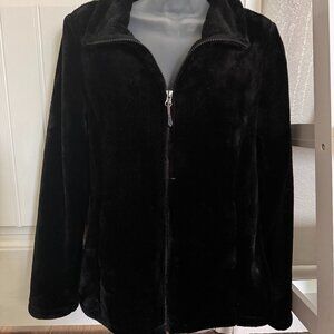 32 Degrees Faux Fur Jacket Zip Up